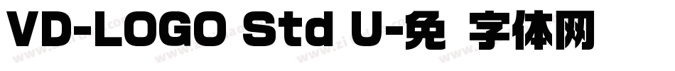 VD-LOGO Std U字体转换